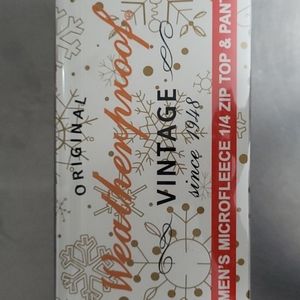 Men's 1/4 zip top and pants